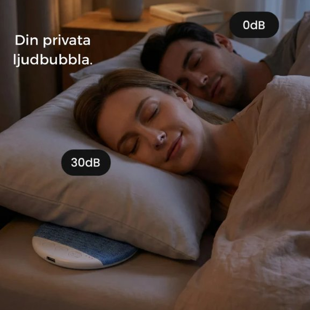 SleepWave™ Din privata ljudvärld under kudden 🌙
