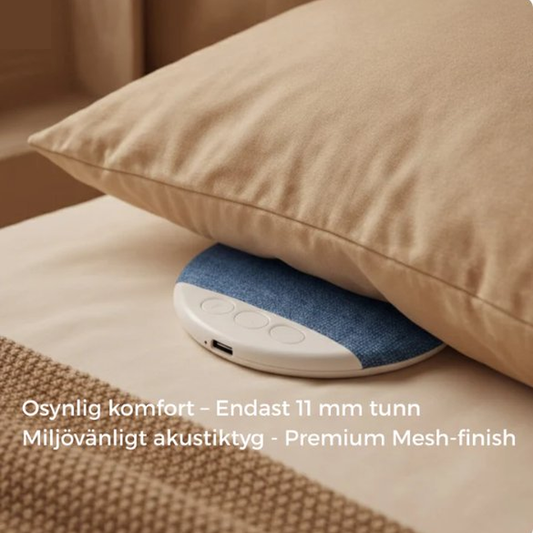 SleepWave™ Din privata ljudvärld under kudden 🌙